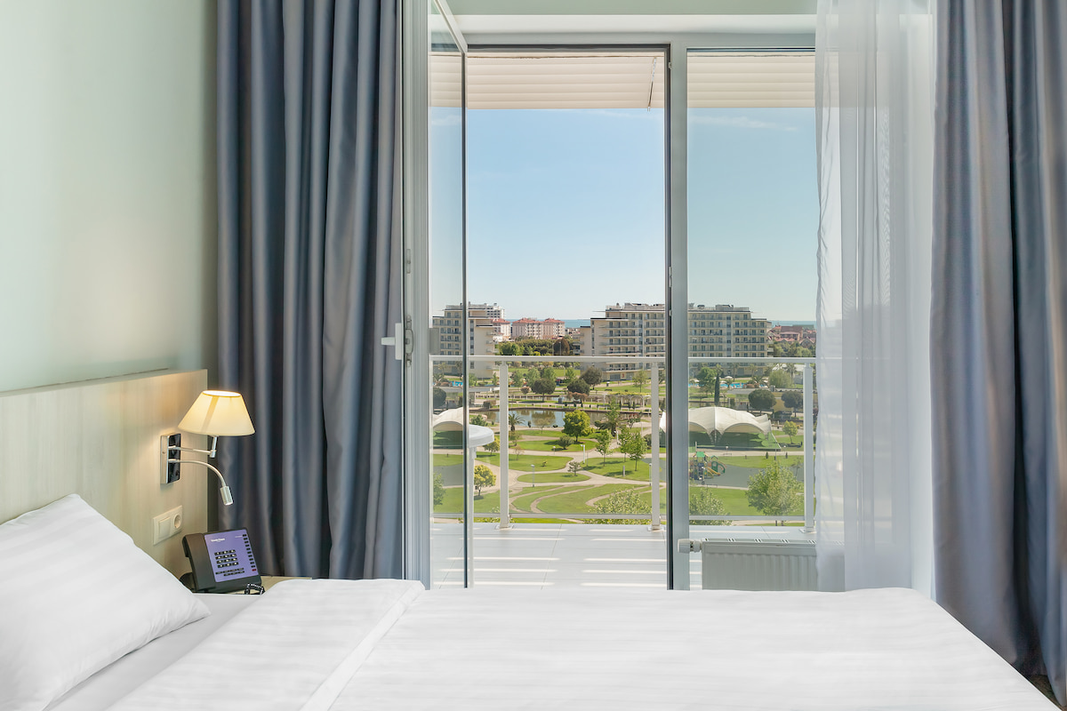 Three-room apartments with a kitchen