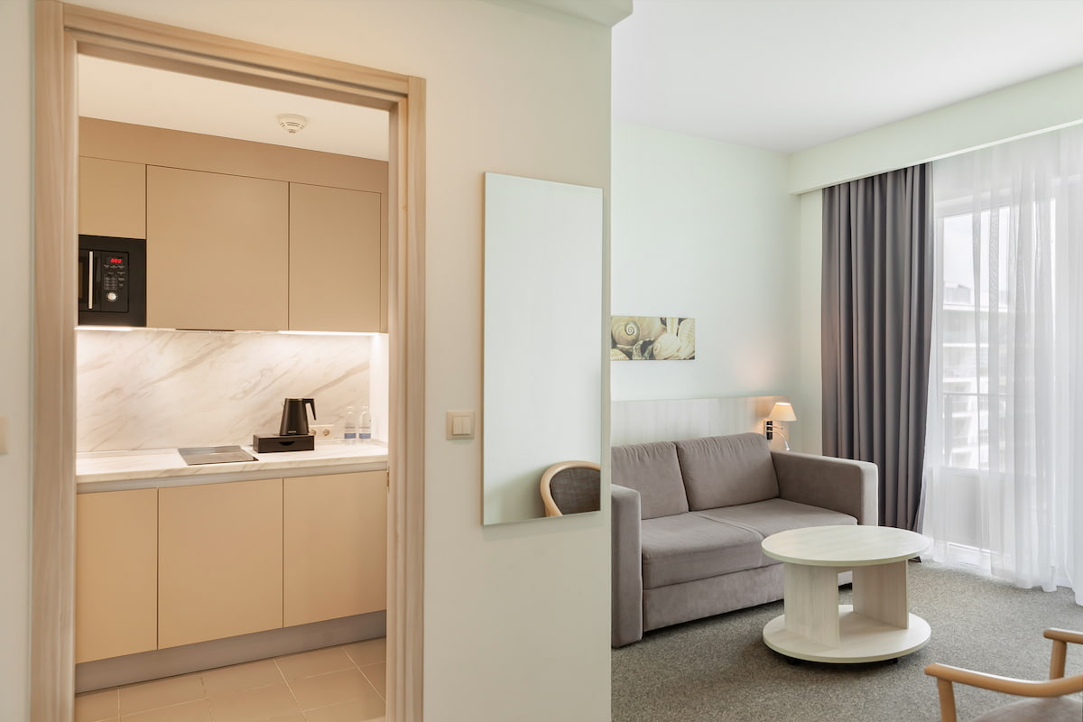 Апартаменты двухкомнатные с кухней