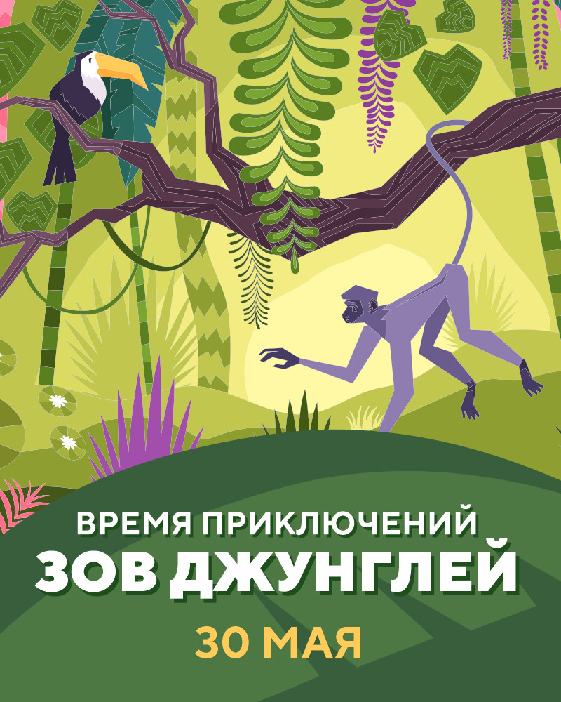 Время приключений. Зов джунглей. 30 мая